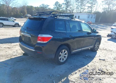 2012 Toyota Highlander Se V6 z USA, uszkodzony, nr VIN 5TDZK3EH5CS073402